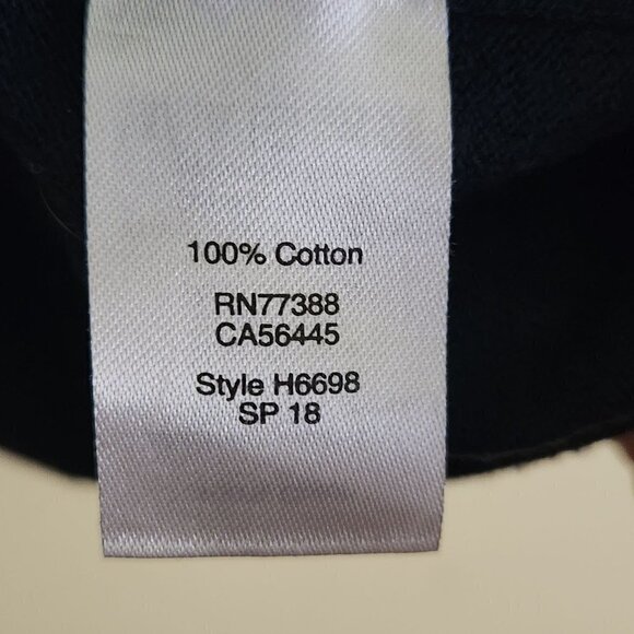 J.Crew Teddie Sweater Navy Hot Pink Embroidered Flamingo Size XS - Picture 6 of 6